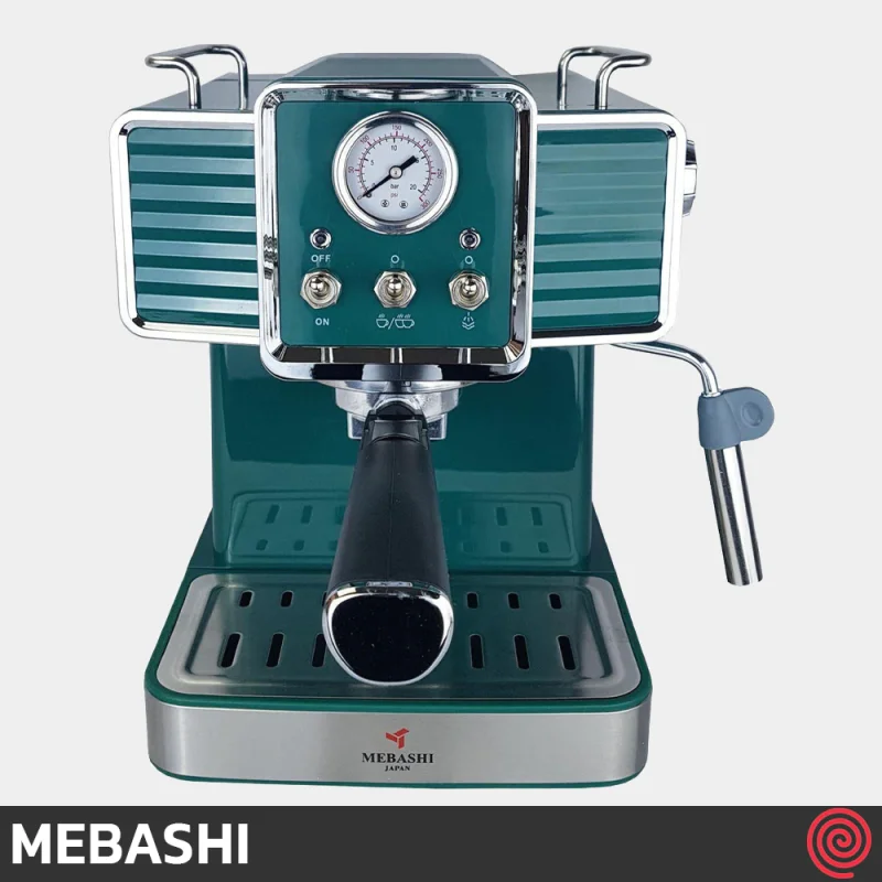 اسپرسو ساز مباشی مدل Mebashi ME-ECM2020 | رنگ سبز با فشار 20 بار
