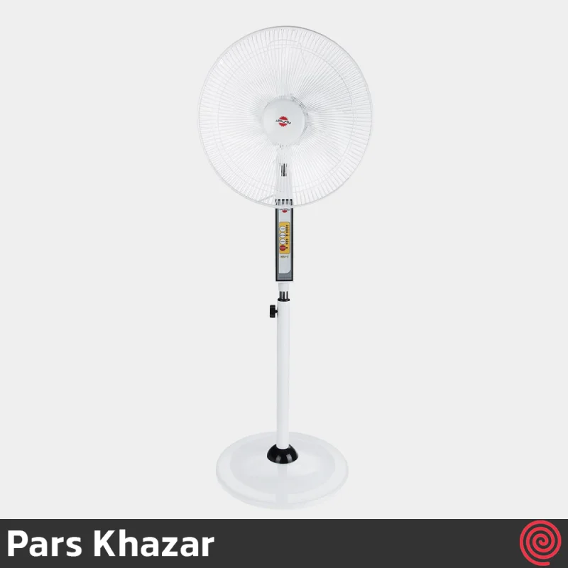 پنکه ایستاده پارس خزر مدل Pars Khazar ES4010S | رنگ سفید، 3 سرعته