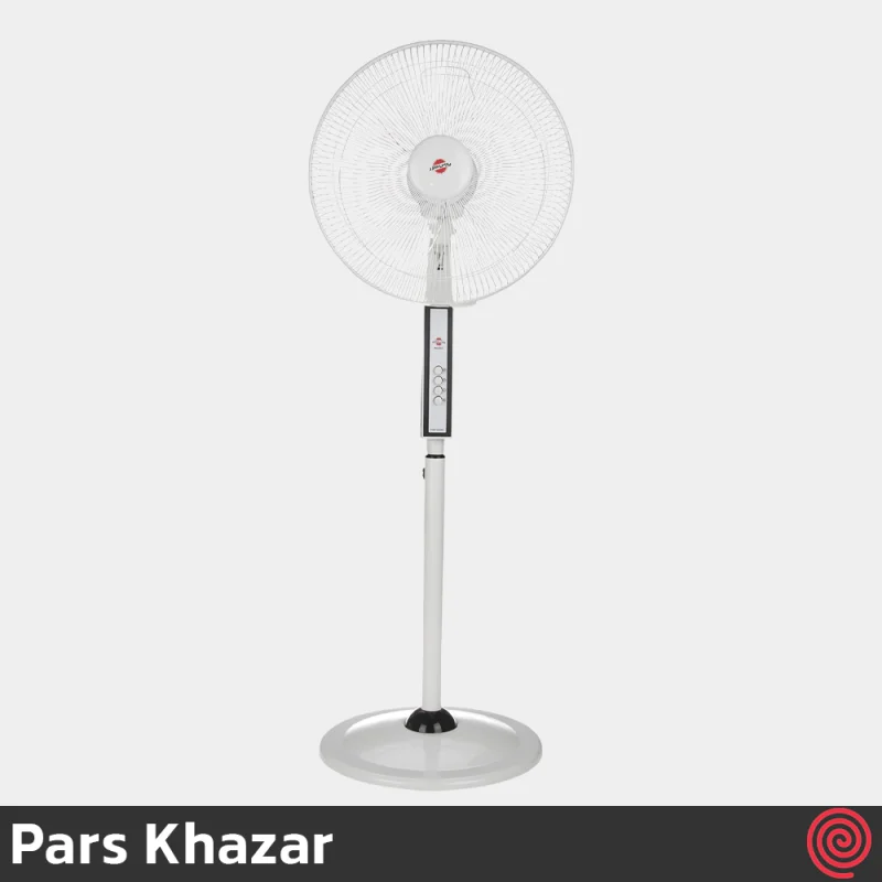 پنکه ایستاده پارس خزر مدل Pars Khazar ES4010 | رنگ سفید، 3 سرعته