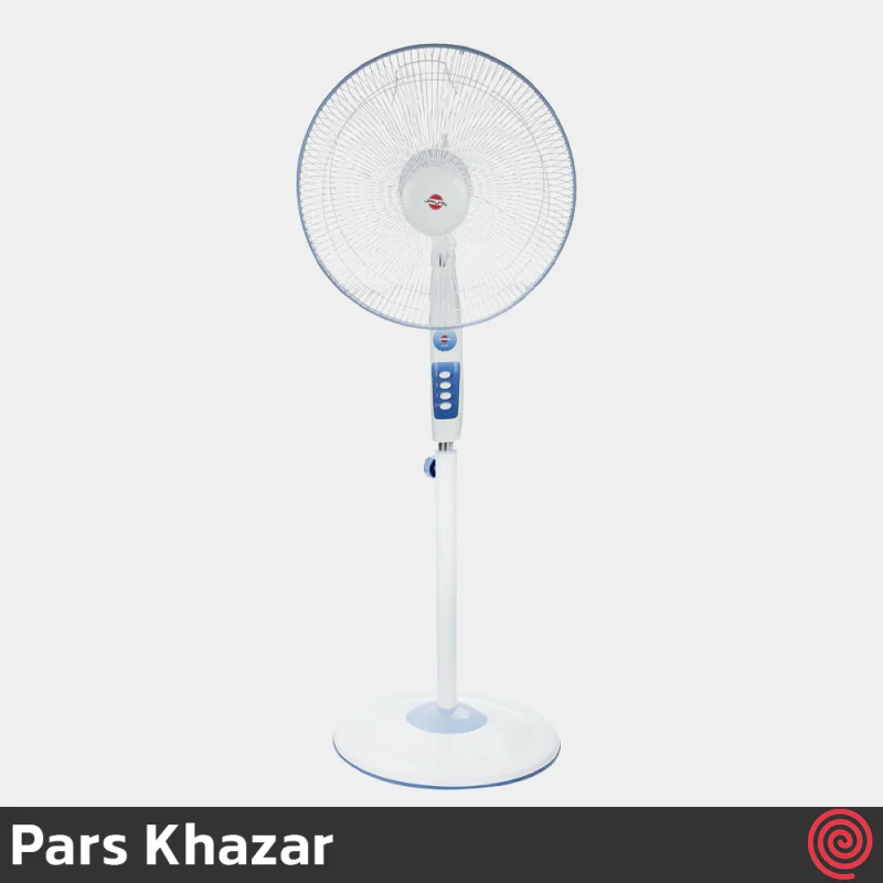 پنکه ایستاده پارس خزر مدل Pars Khazar ES4030 | رنگ سفید، 3 سرعته
