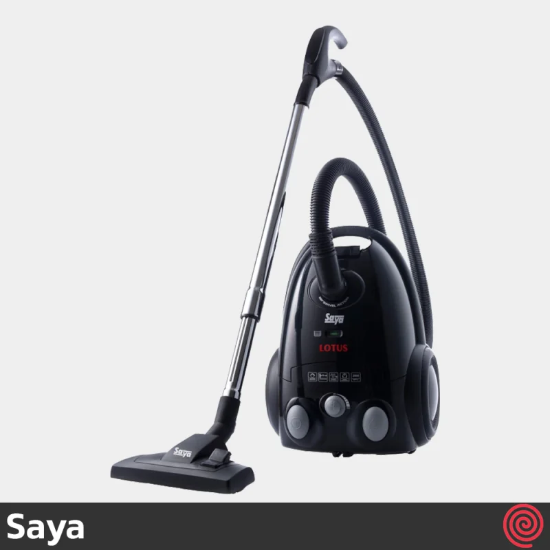 جاروبرقی سایا مدل لتوس - Saya Lotus | رنگ مشکی با توان 2000 وات