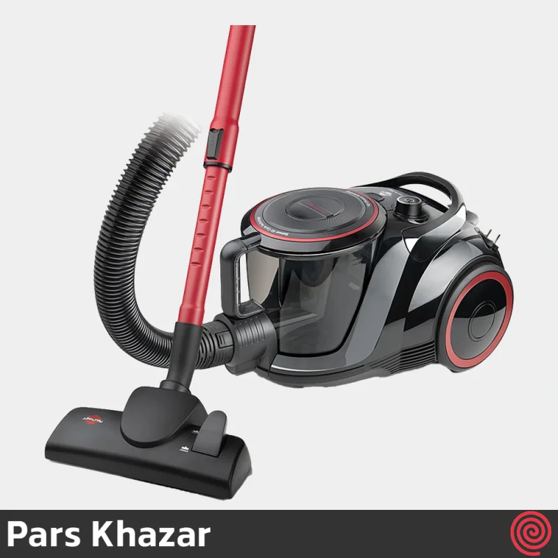 جاروبرقی مخزن دار پارس خزر مدل Pars Khazar Bagless Pro Power | با توان 2500 وات