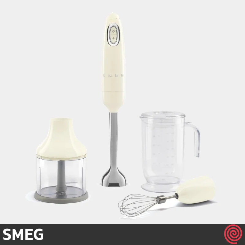گوشت کوب برقی چند کاره اسمگ مدل SMEG HBF03CR | رنگ کرم با توان 700 وات