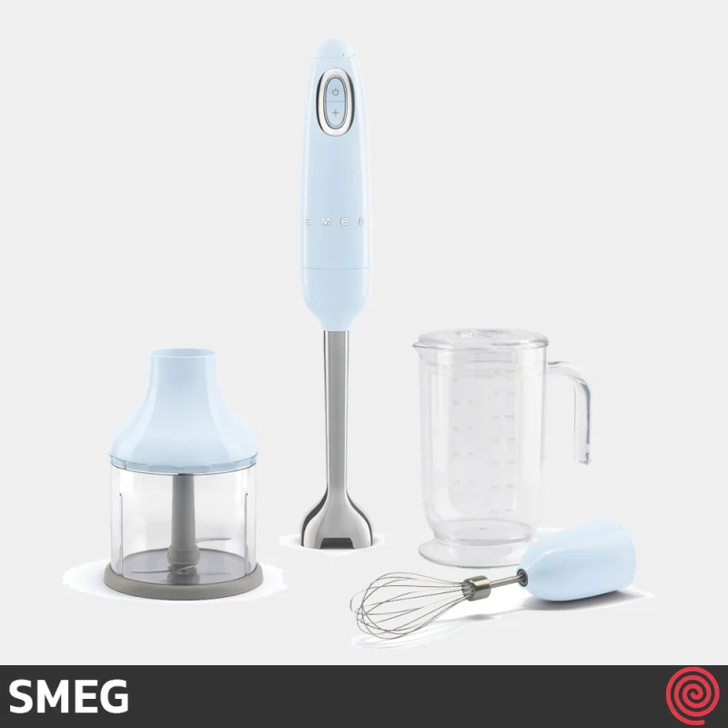 گوشت کوب برقی چند کاره اسمگ مدل SMEG HBF03PB | رنگ آبی پاستلی با توان 700 وات