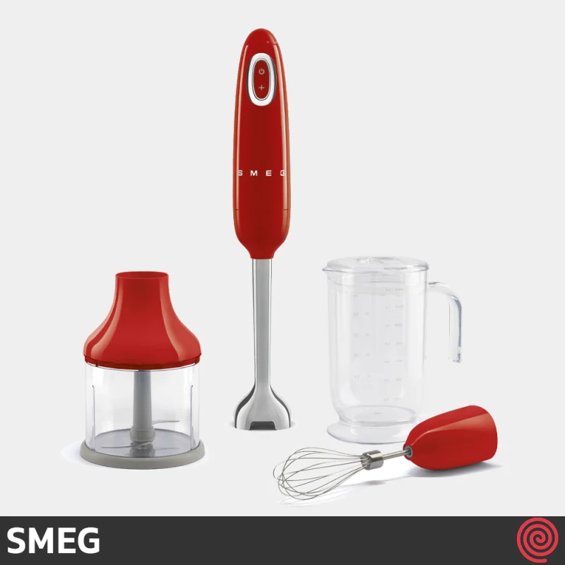 گوشت کوب برقی چند کاره اسمگ مدل SMEG HBF03RD | رنگ قرمز با توان 700 وات