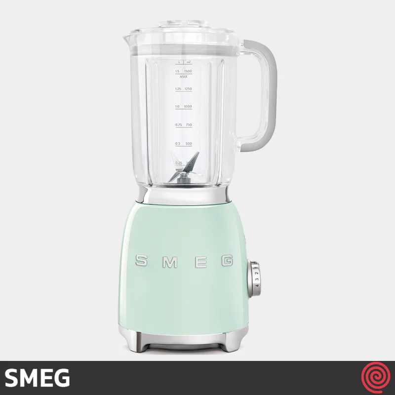 مخلوط کن تک کاره اسمگ مدل SMEG BLF01PG | رنگ سبز پاستلی با توان 800 وات