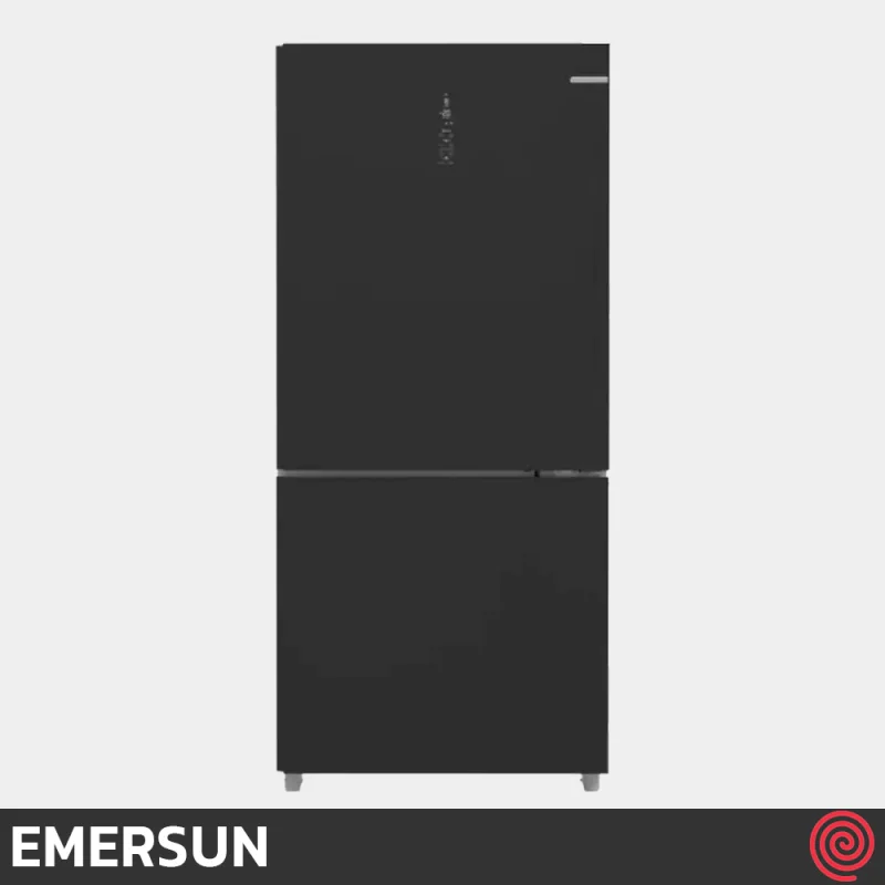 یخچال فریزر 27 فوت فریزر پایین امرسان مدل EMERSUN CB27W4 | الگانت با درب شیشه ای