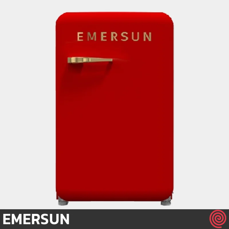 یخچال تک 7 فوت امرسان مدل EMERSUN Onyx R7CLAO | اونیکس رنگ قرمز