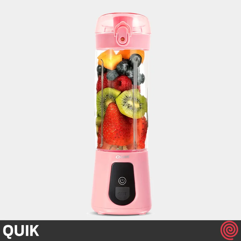 شیکر شارژی کوییک مدل Quik GS-Q5-174941 | رنگ صورتی با توان 120 وات