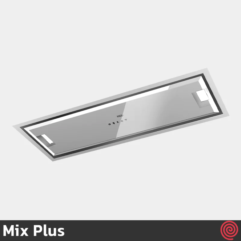هود مخفی میکس پلاس مدل Mix Plus H100W | سایز 80 با موتور 4 دور توربو