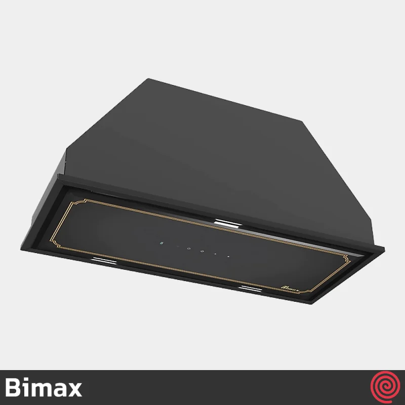 هود مخفی بیمکث مدل Bimax 2068-A | رنگ طلایی، سایز 80 با موتور 4 دور