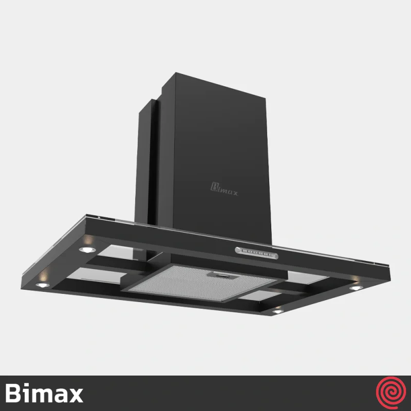 هود جزیره ای بیمکث مدل Bimax 116 | سایز 90 با موتور توربو 4 دور