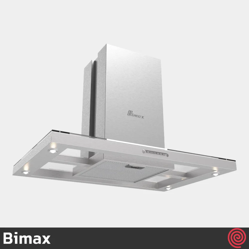 هود جزیره ای بیمکث مدل Bimax 116 | سایز 90 با موتور توربو 4 دور