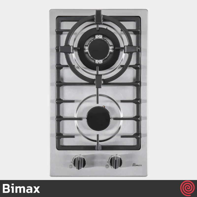 اجاق گاز صفحه ای 2 شعله بیمکث مدل Bimax 5022 | بدنه استیل