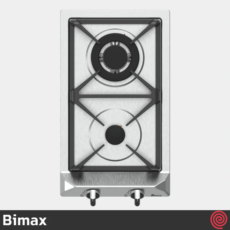 اجاق گاز صفحه ای 2 شعله بیمکث مدل Bimax 5021 | بدنه استیل