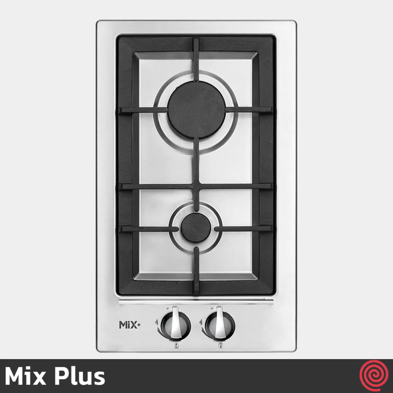 اجاق گاز صفحه ای 2 شعله میکس پلاس مدل Mix Plus 203S | بدنه استیل