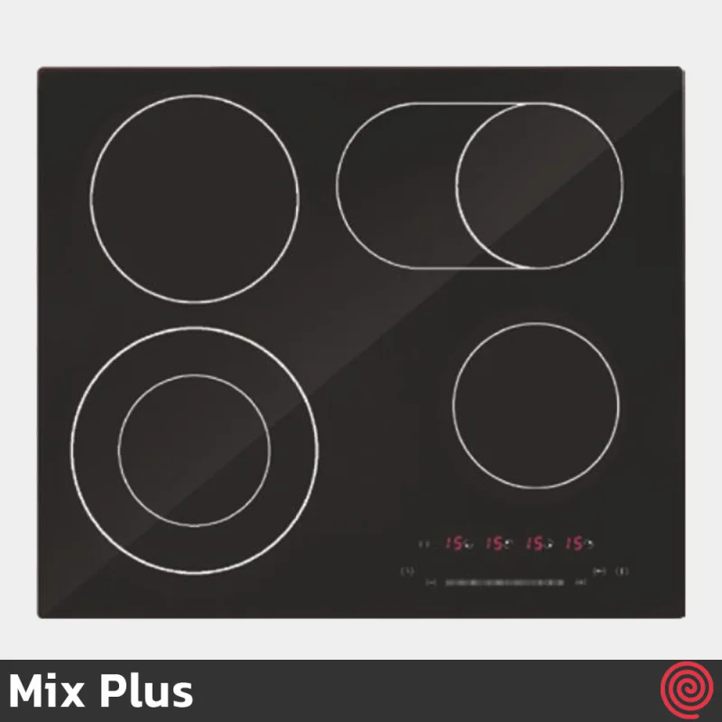 اجاق گاز صفحه ای 4 شعله میکس پلاس مدل Mix Plus CC4505 | مدل برقی و بدنه سرامیکی