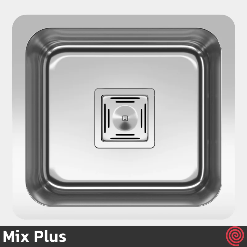 سینک ظرفشویی میکس پلاس مدل Mix Plus DSS45-32 | یک لگنه زیرکابینتی