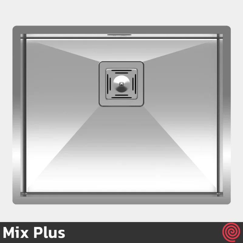 سینک ظرفشویی میکس پلاس مدل Mix Plus A-4050-45 | تک لگنه فلاش مونت باکسی توکار