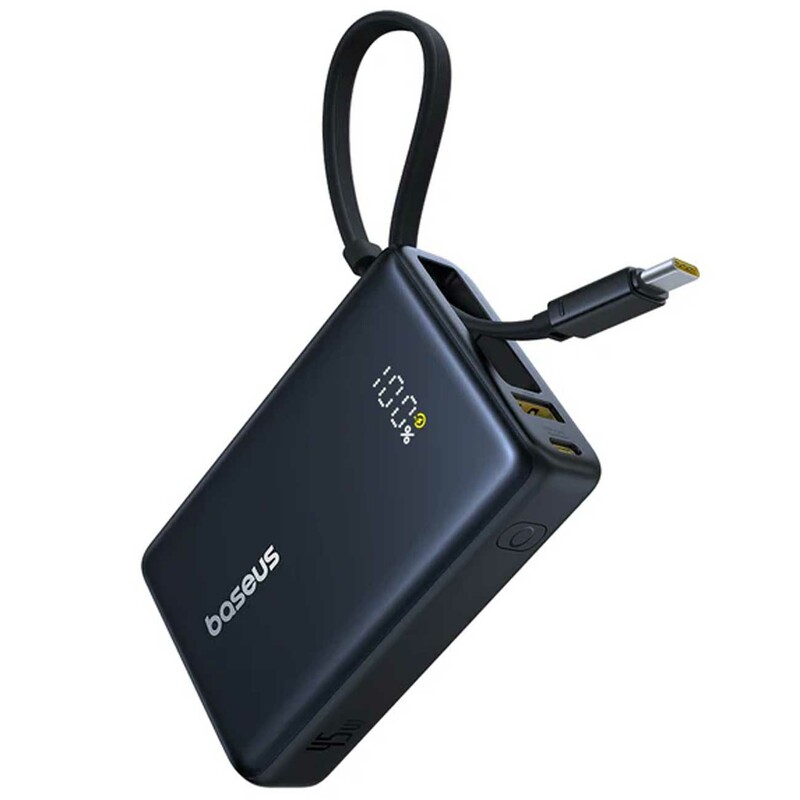پاور بانک 10000 باسئوس مدل Baseus PPPG-1W45C P10076803123 | تایپ‌سی 45 وات و USB