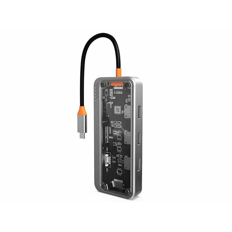 هاب 10 پورت تایپ سی کوتسی Coteci 10 in1 Multifunctional Docking Station 16013