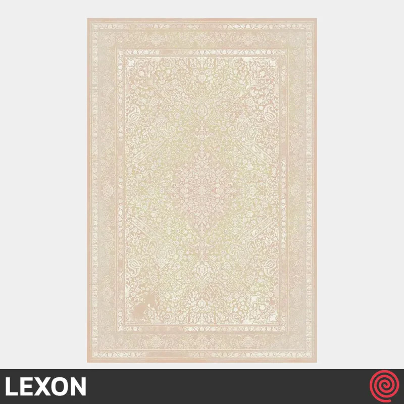 فرش ماشینی 700 شانه لکسون کلکسیون هرمز کد LEXON 7000 | رنگ طلایی