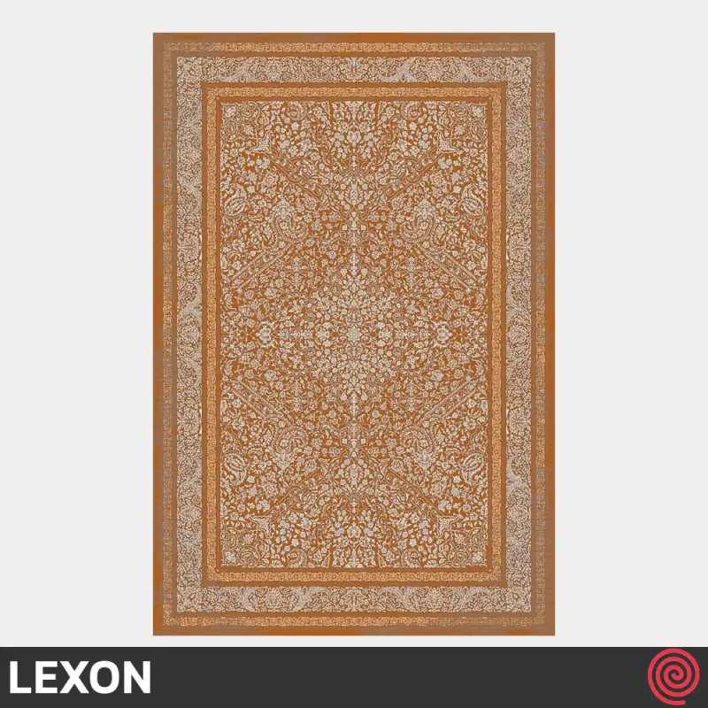 فرش ماشینی 700 شانه لکسون کلکسیون هرمز کد LEXON 7000 | رنگ مسی