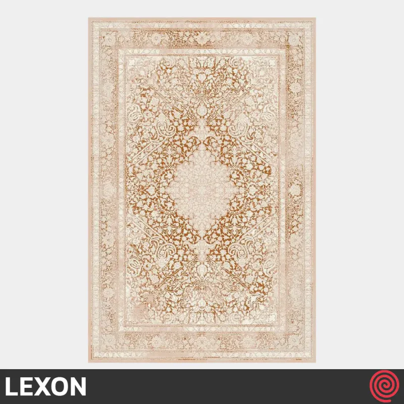 فرش ماشینی 700 شانه لکسون کلکسیون هرمز کد LEXON 7000 | رنگ موکا
