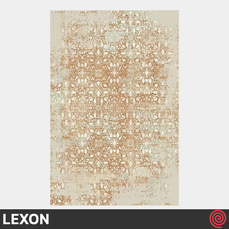 فرش ماشینی 700 شانه لکسون کلکسیون هرمز کد LEXON 7001 | رنگ نقره ای