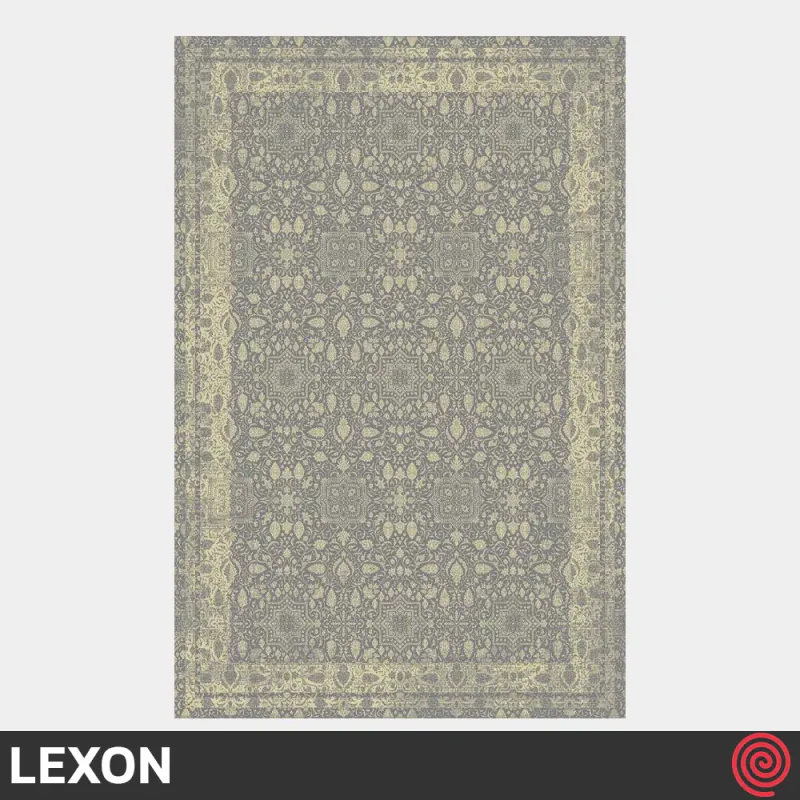 فرش ماشینی 700 شانه لکسون کلکسیون هرمز کد LEXON 7001 | رنگ طلایی