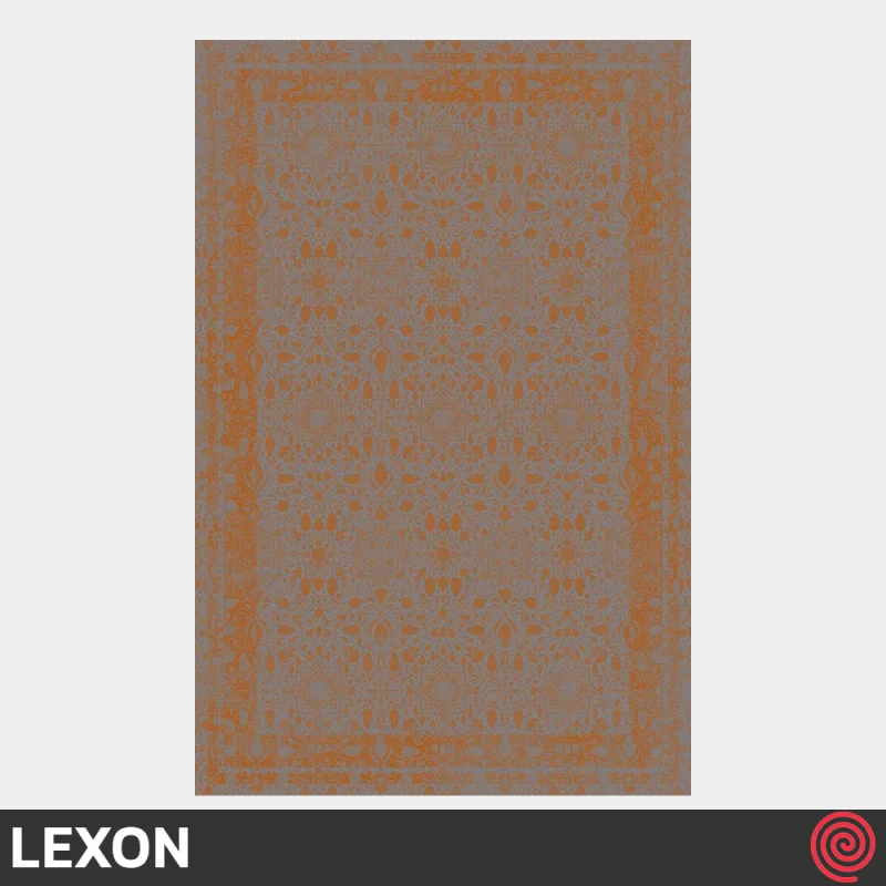 فرش ماشینی 700 شانه لکسون کلکسیون هرمز کد LEXON 7001 | رنگ مسی