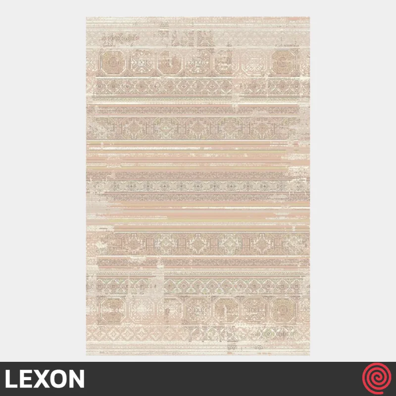 فرش ماشینی 700 شانه لکسون کلکسیون هرمز کد LEXON 7002 | رنگ بژ
