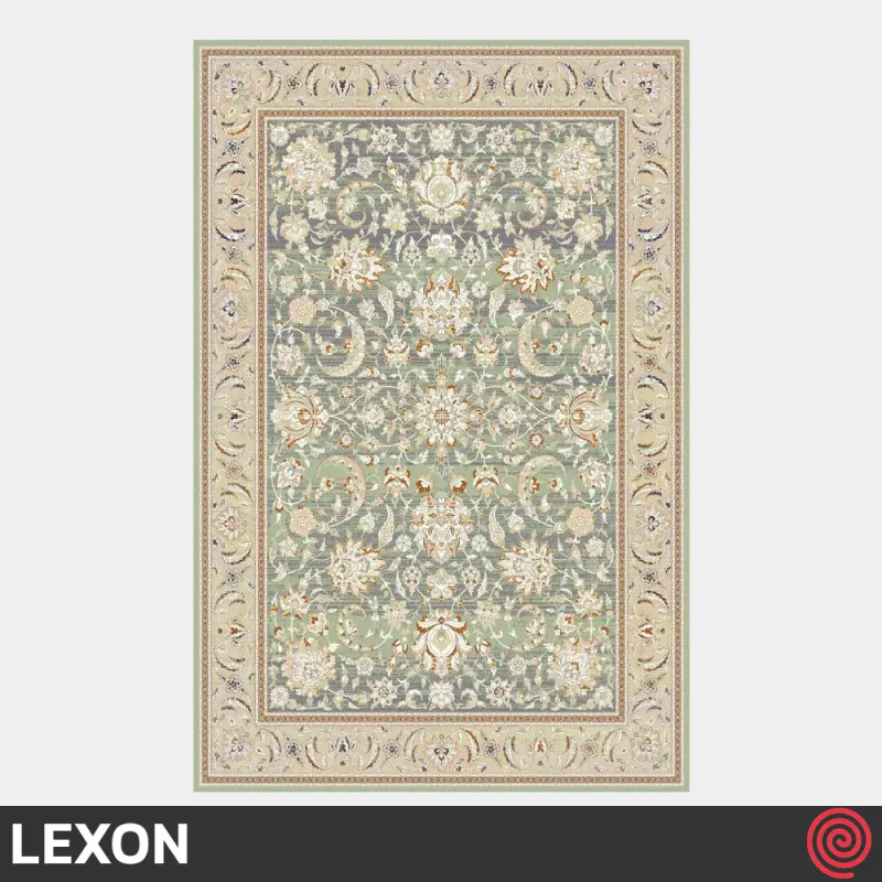 فرش ماشینی 700 شانه لکسون کلکسیون هرمز کد LEXON 7003 | رنگ متال