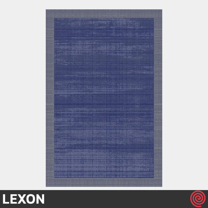 فرش ماشینی 700 شانه لکسون کلکسیون هرمز کد LEXON 7101 | رنگ سرمه ای