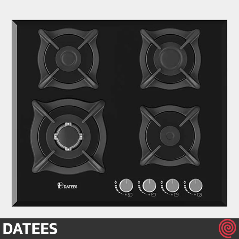 اجاق گاز صفحه ای 4 شعله داتیس مدل DATEES DG-402 | بدنه شیشه ای