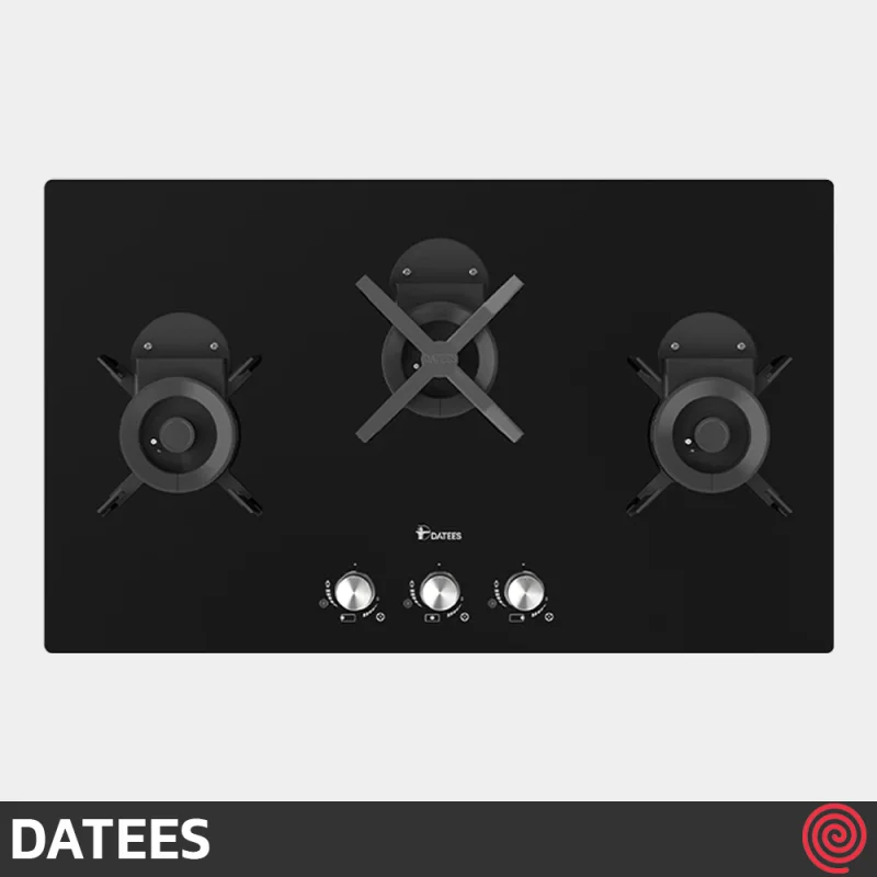 اجاق گاز صفحه ای 3 شعله داتیس مدل DATEES DG-385 | بدنه شیشه ای