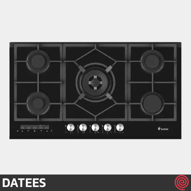 اجاق گاز صفحه ای 5 شعله داتیس مدل DATEES DG-569 | بدنه شیشه ای