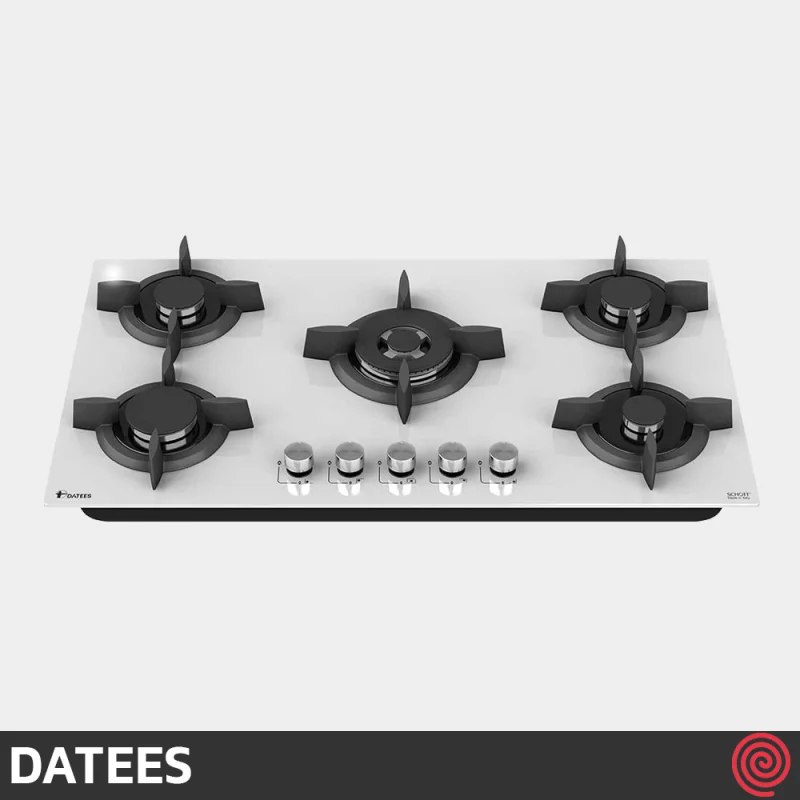 اجاق گاز صفحه ای 5 شعله داتیس مدل DATEES DG-582 Ultra | بدنه شیشه ای