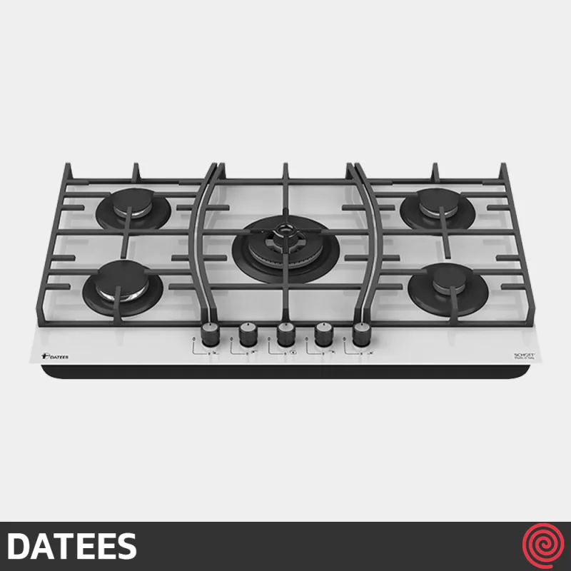 اجاق گاز صفحه ای 5 شعله داتیس مدل DATEES DG-545 Ultra | بدنه شیشه ای