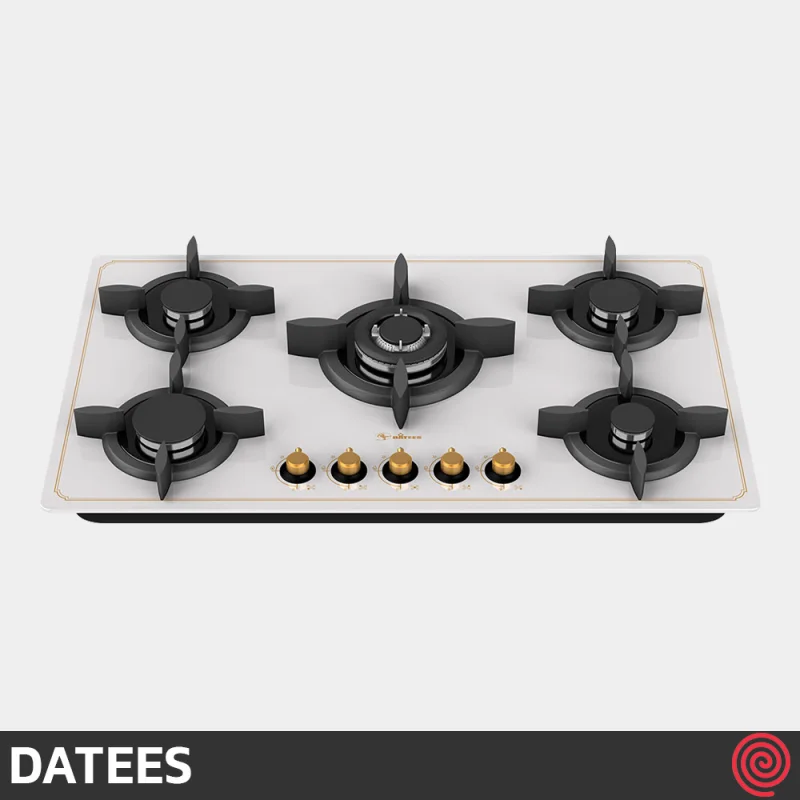 اجاق گاز صفحه ای 5 شعله داتیس مدل DATEES DG-542 Ultra | بدنه شیشه ای