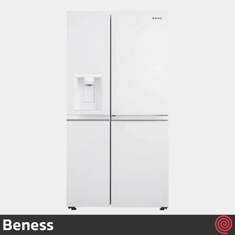 یخچال و فریزر ساید بای ساید 30 فوت بنس مدل اکسیس Beness Axis | رنگ سفید