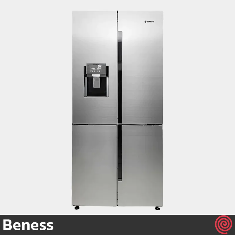 یخچال و فریزر ساید بای ساید 30 فوت بنس مدل هرمس Beness Hermes | رنگ نقره ای