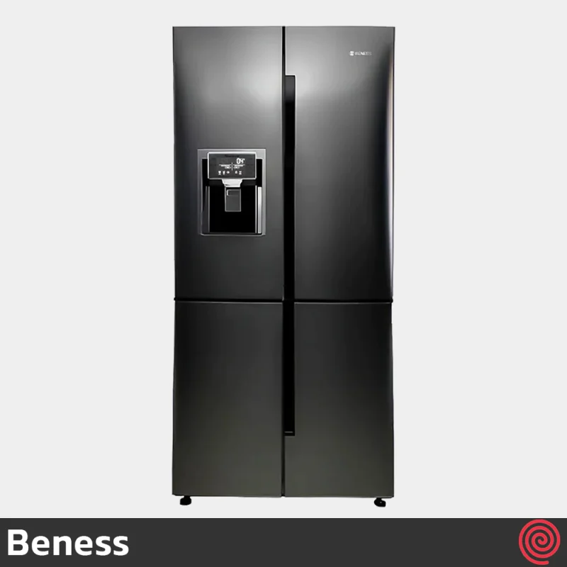 یخچال و فریزر ساید بای ساید 30 فوت بنس مدل هرمس Beness Hermes | رنگ مشکی