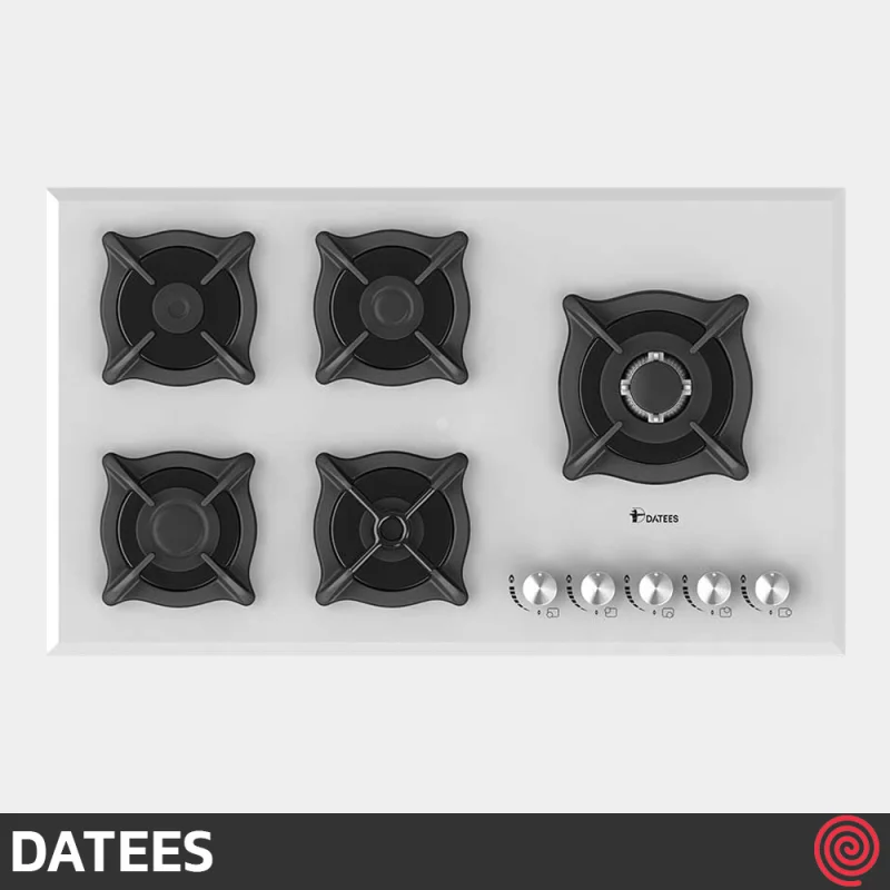 اجاق گاز صفحه ای 5 شعله داتیس مدل DATEES DG-522 Ultra | بدنه شیشه ای