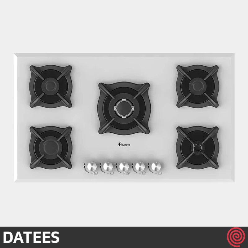 اجاق گاز صفحه ای 5 شعله داتیس مدل DATEES DG-512 Ultra | بدنه شیشه ای