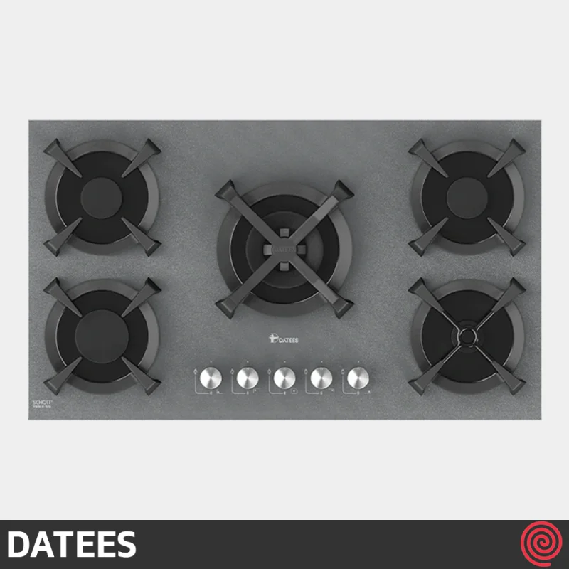 اجاق گاز صفحه ای 5 شعله داتیس مدل DATEES DG-567S | بدنه شیشه ای