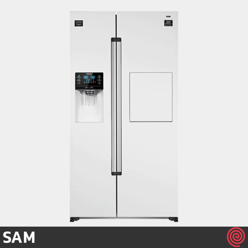 یخچال و فریزر ساید بای ساید 32 فوت سام مدل SAM ROSSO3/WE