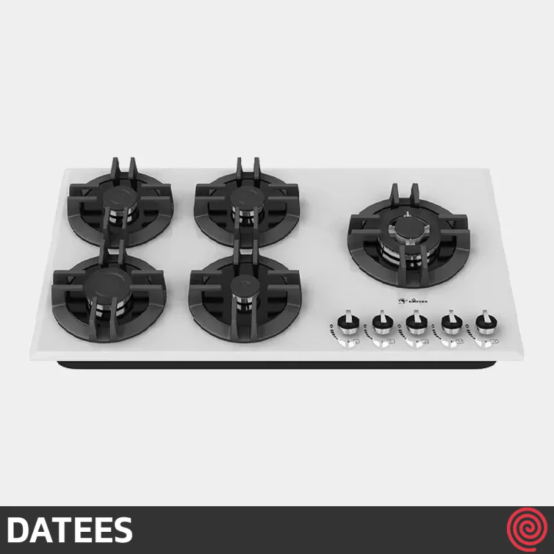 اجاق گاز صفحه ای 5 شعله داتیس مدل DATEES DG-593 Ultra | بدنه شیشه ای