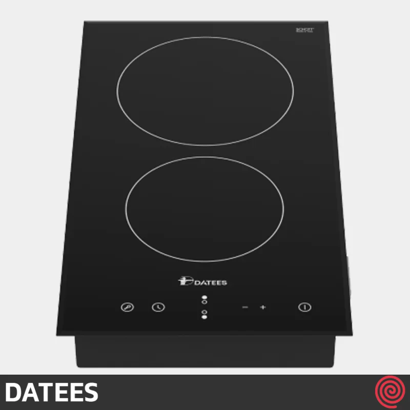 اجاق گاز صفحه ای 2 شعله داتیس مدل DATEES DGE-252 | مدل برقی و بدنه سرامیکی