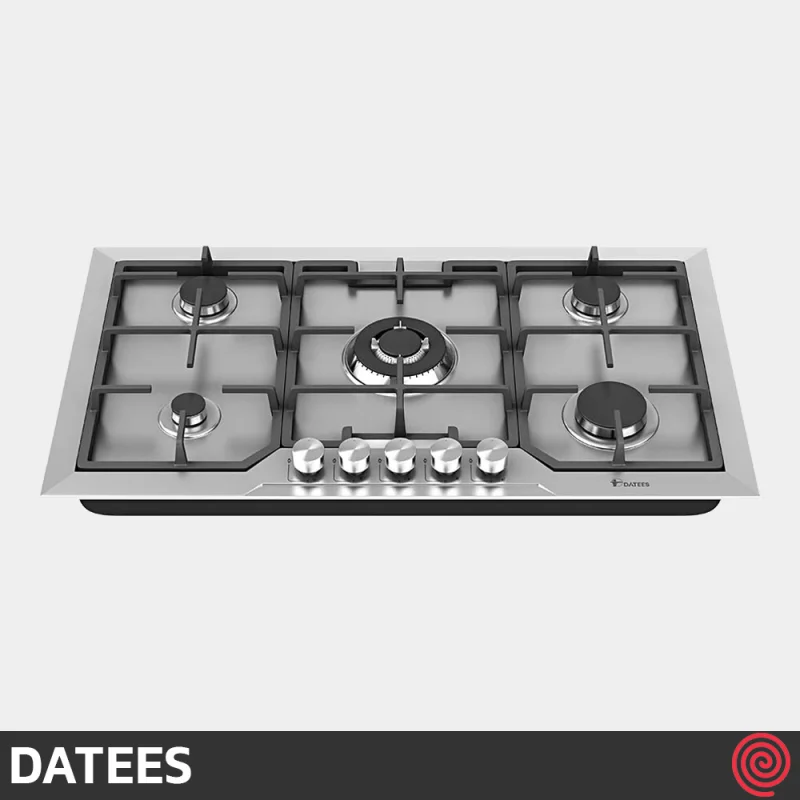 اجاق گاز صفحه ای 5 شعله داتیس مدل DATEES DS-566 | بدنه استیل